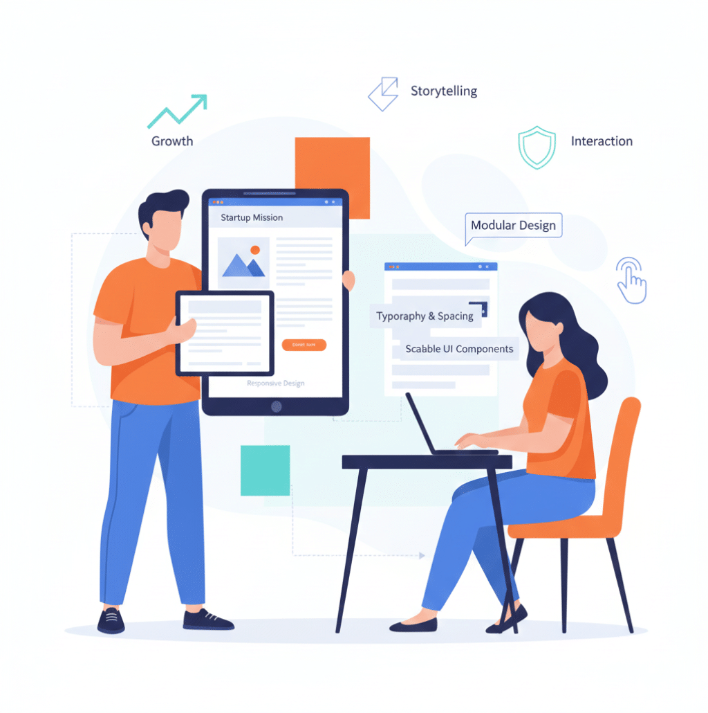 Web Design with Enhanced UX/UI