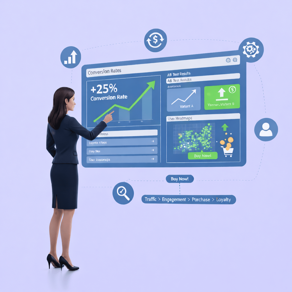 A/B testing and experimentation for websites