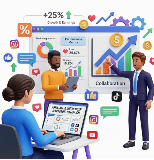 affiliate and influencer marketing services for businesses