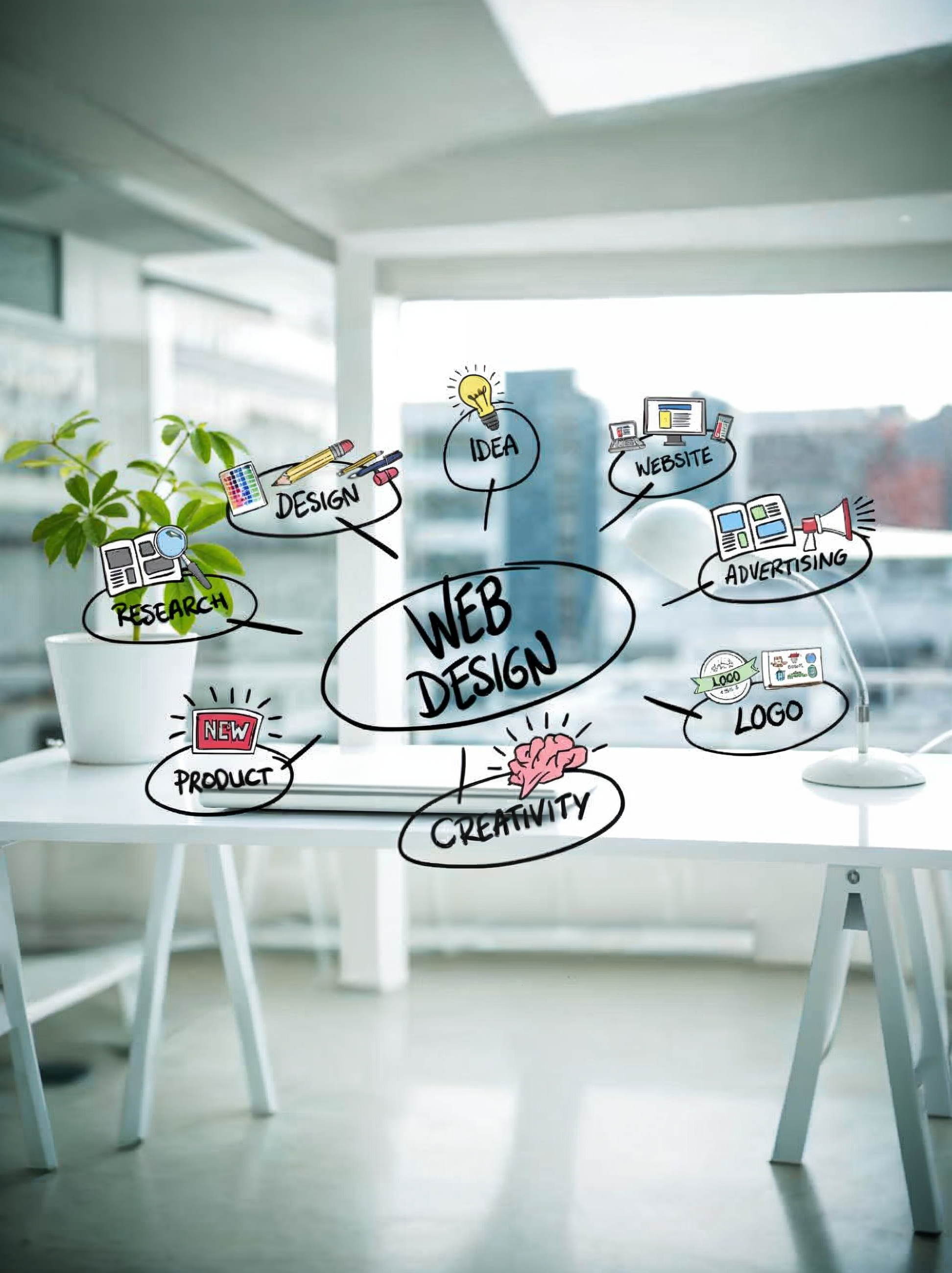 Web Design with Enhanced UX/UI