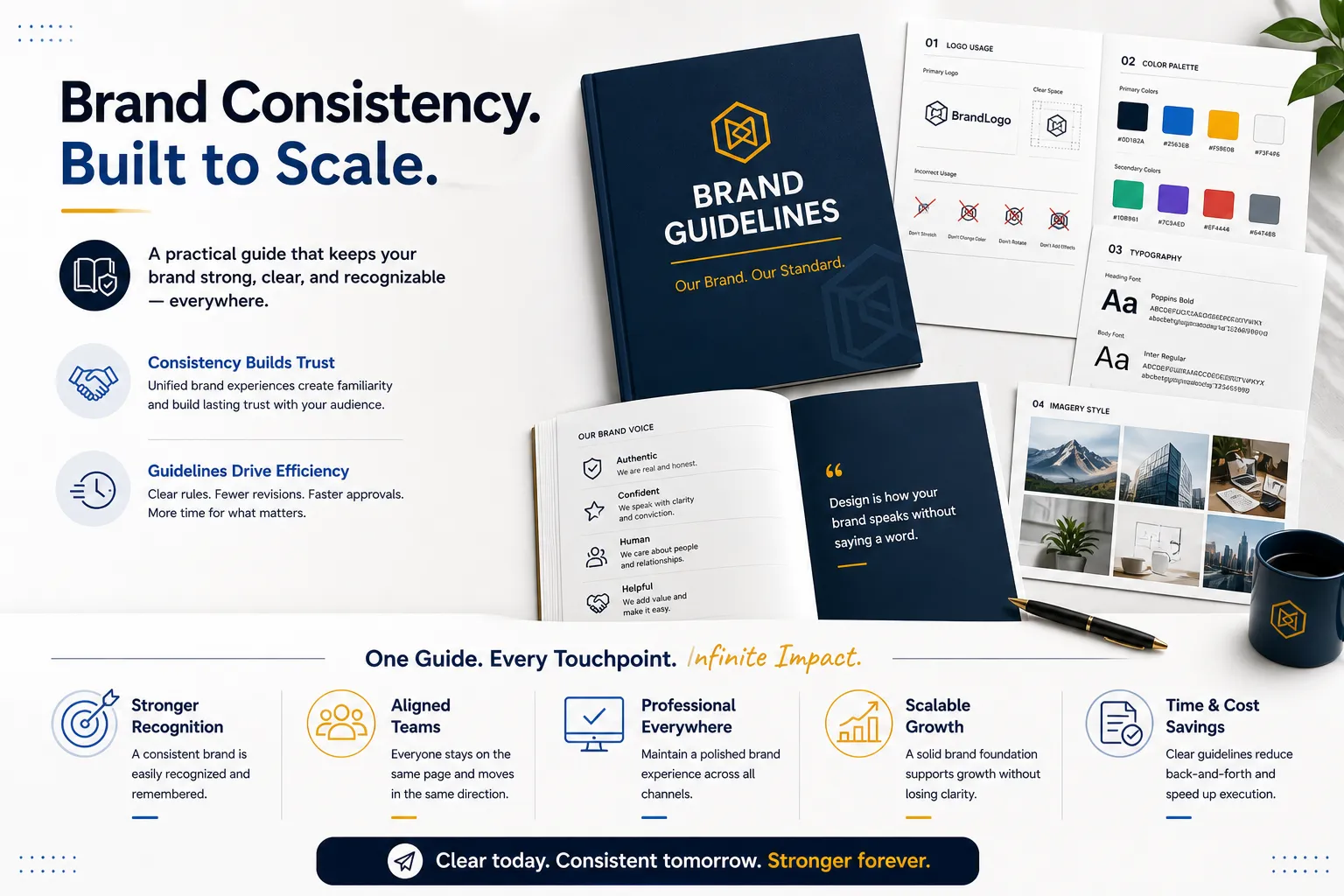 Brand Guidelines Consistency Scale