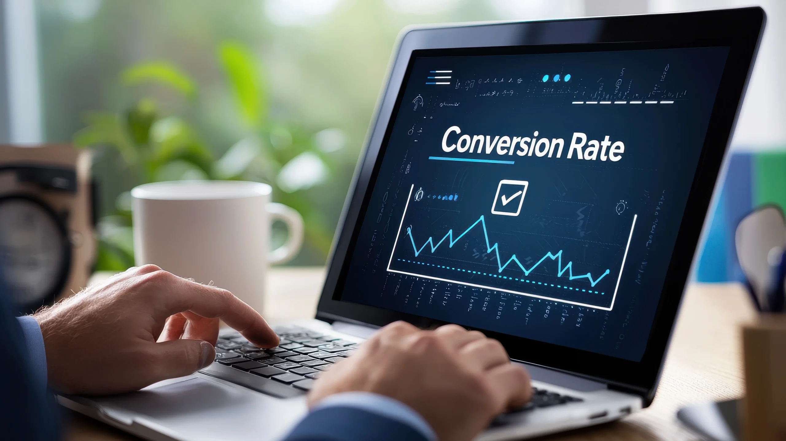 Conversion Rate Optimization Analytics Background