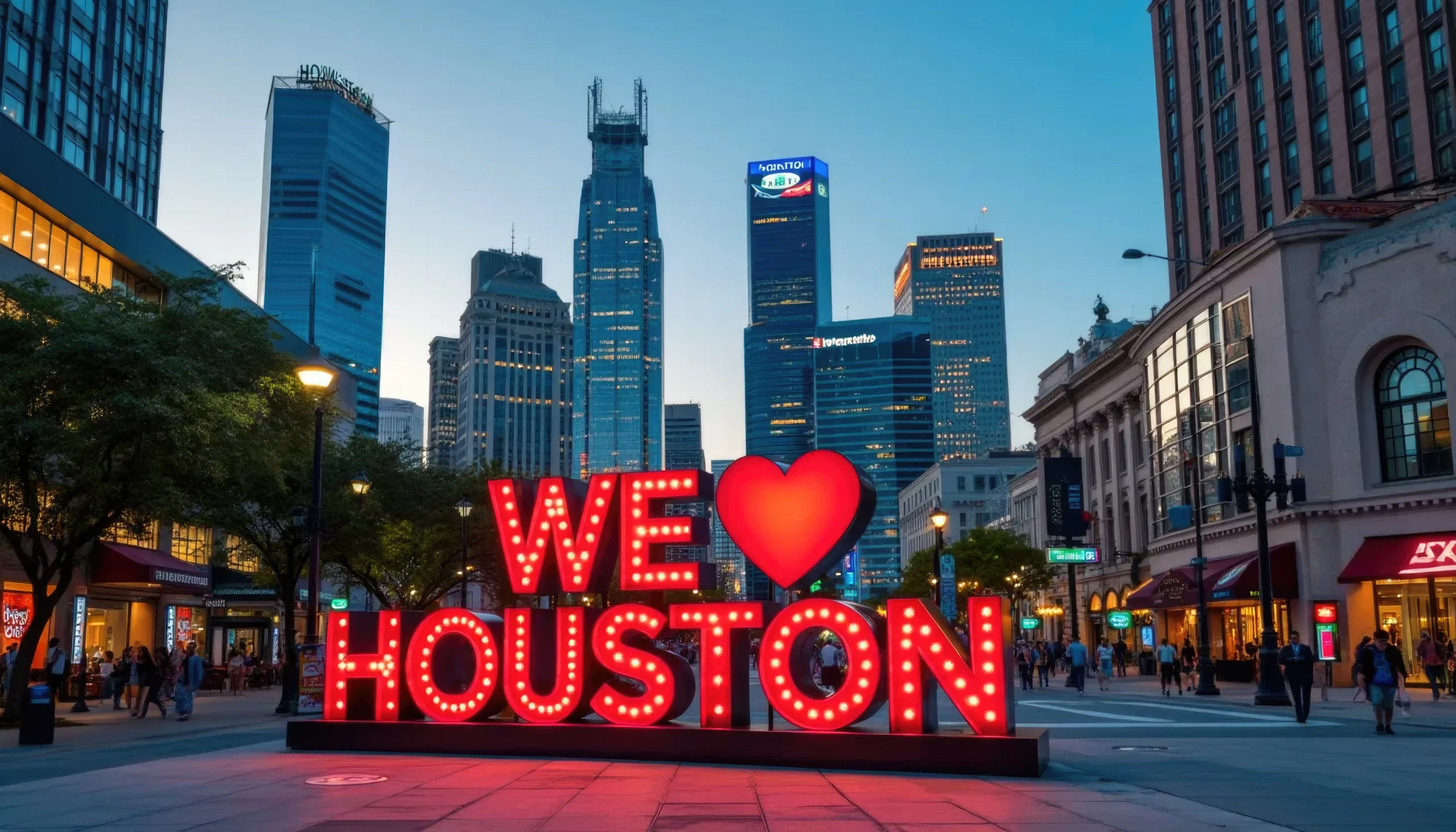 Houston Texas Digital Marketing Agency Skyline